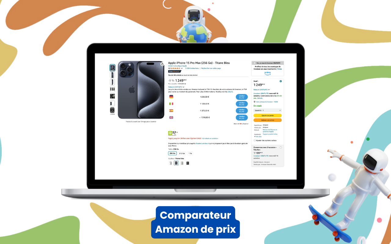 Shoplover - Comparateur Amazon de prix - 截图 3
