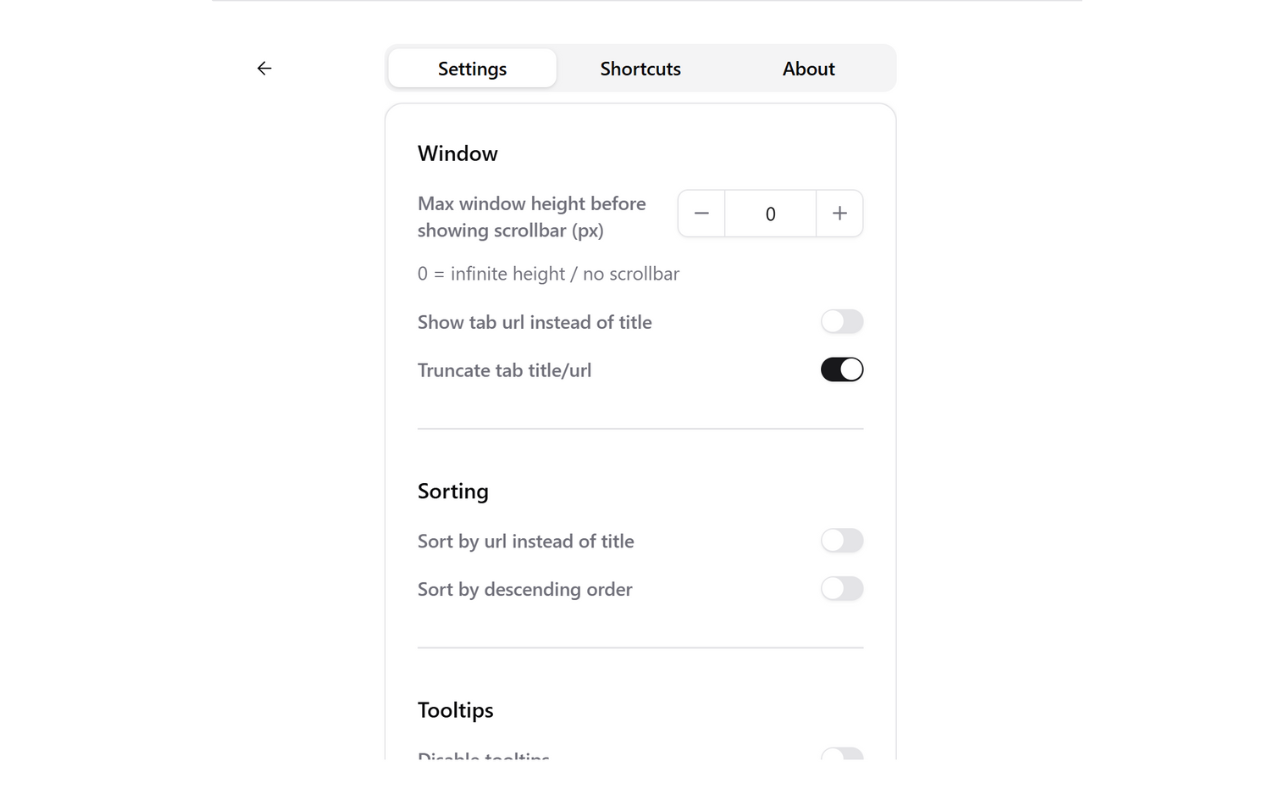 Simple Tab Manager - 截图 3