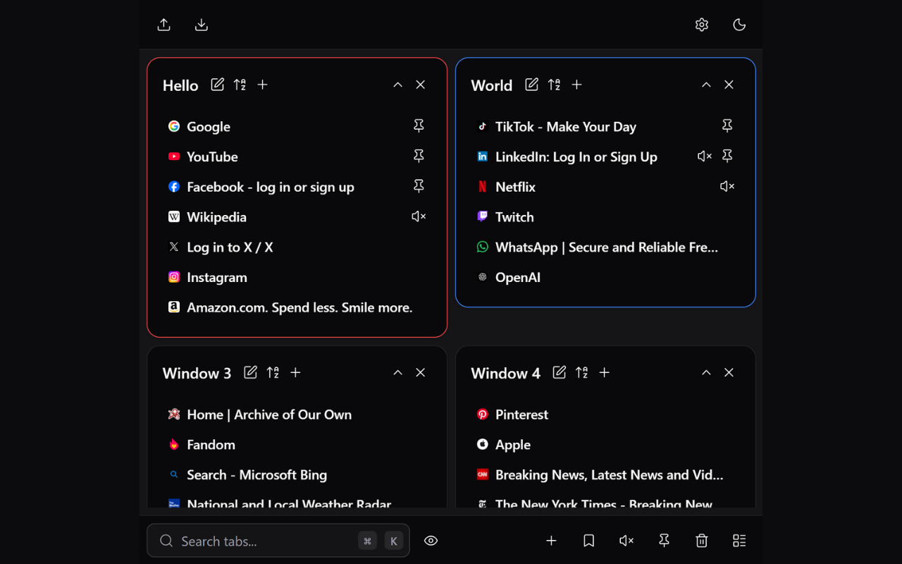 Simple Tab Manager - 截图 4