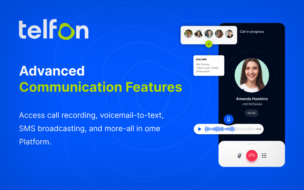 Telfon: Virtual Phone System - 截图 3