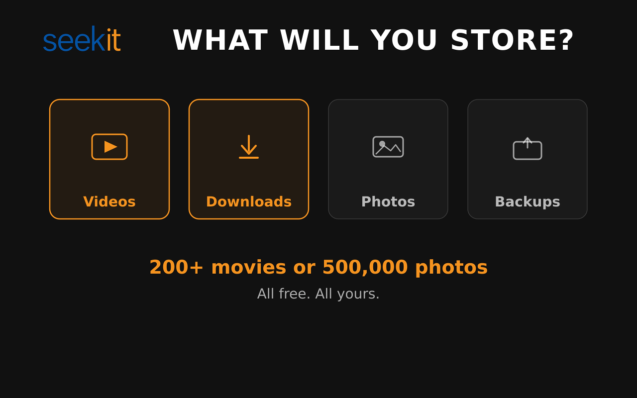 SeekIt — Get 1TB Free Storage - 截图 3