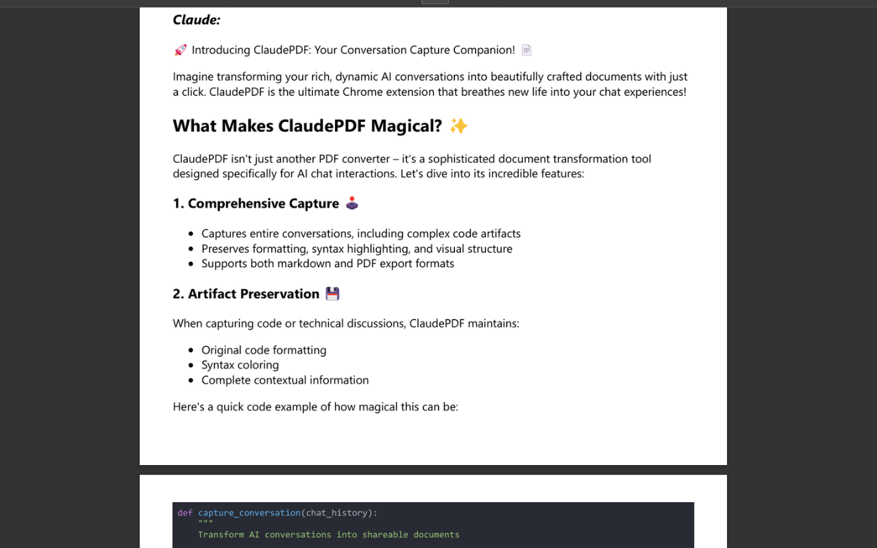 Claudify - The Ultimate Toolbox for Claude.ai - 截图 5