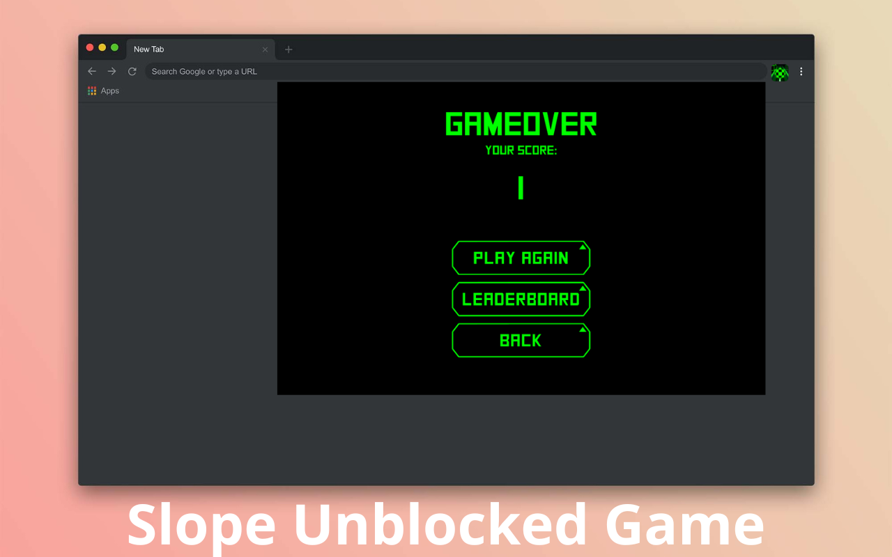 Slope Unblocked Game - 截图 2
