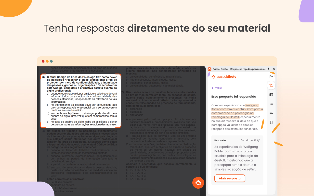 Passei Direto – Ferramentas de Estudo - 截图 5