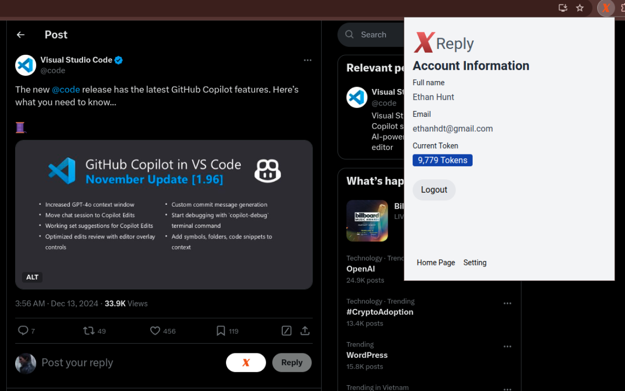 X-Reply | AI to reply - 截图 3