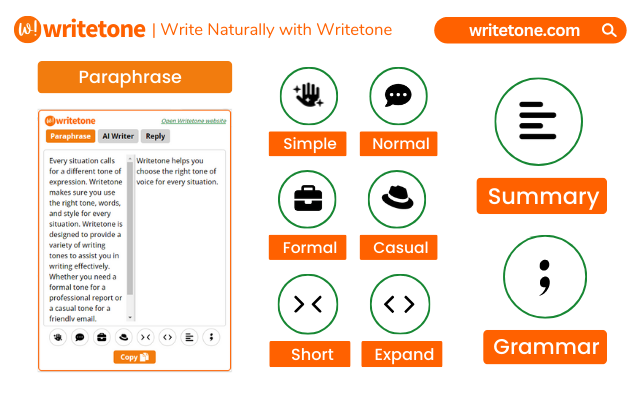 Writetone: AI Writing Assistant & Grammar Fix - 截图 4