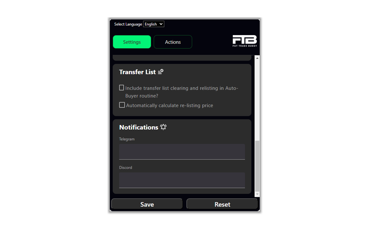 FUT Trade Buddy Autobuyer & Sniping Bot - 截图 3