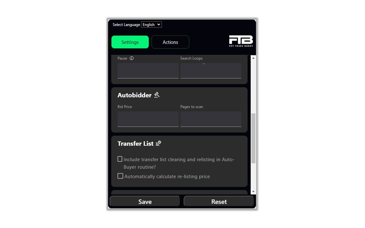 FUT Trade Buddy Autobuyer & Sniping Bot - 截图 4