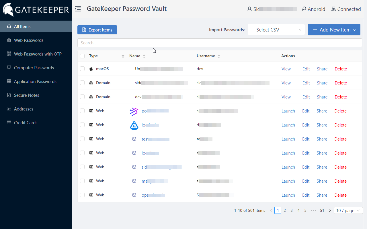 GateKeeper Password Manager - 截图 3