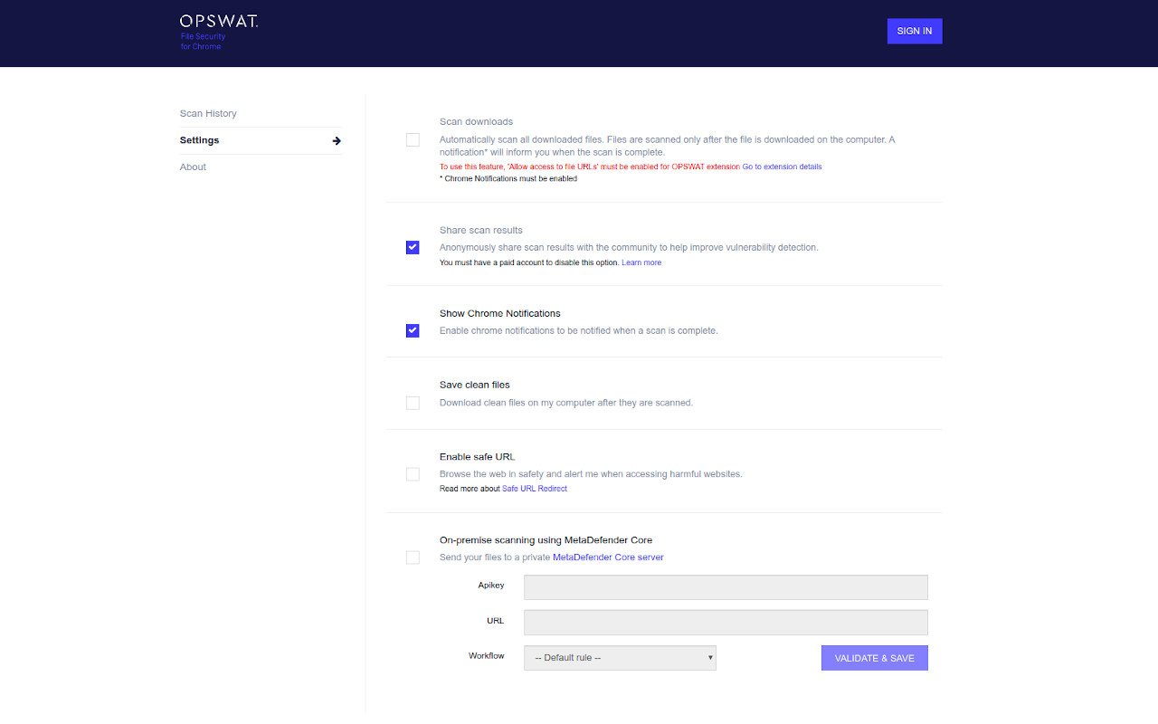 OPSWAT File Security for Browser - 截图 5