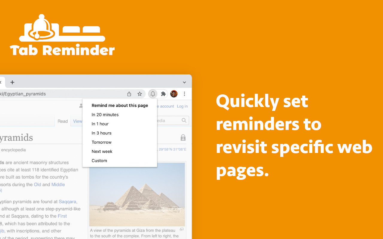 Tab Reminder - 截图 2