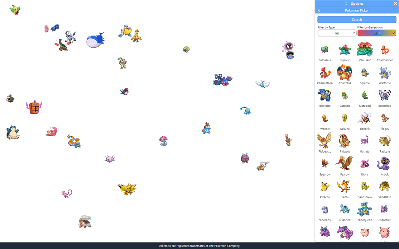 PokeTab - Pokemon in your New Tab - 截图 2