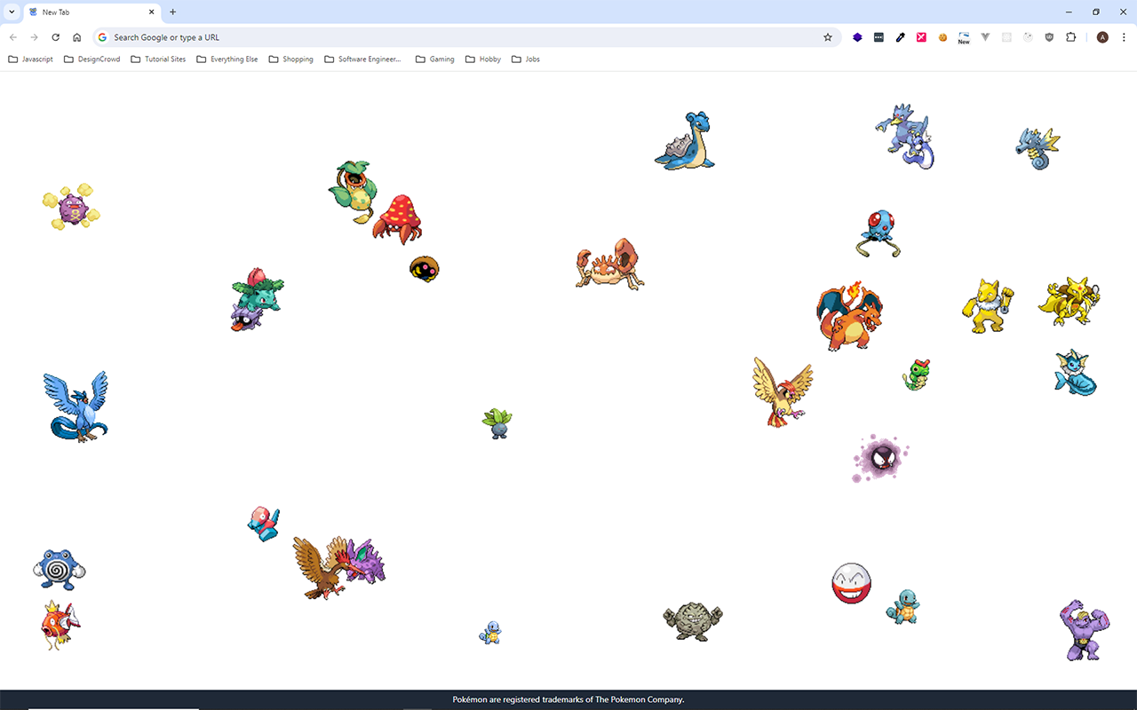 PokeTab - Pokemon in your New Tab - 截图 3