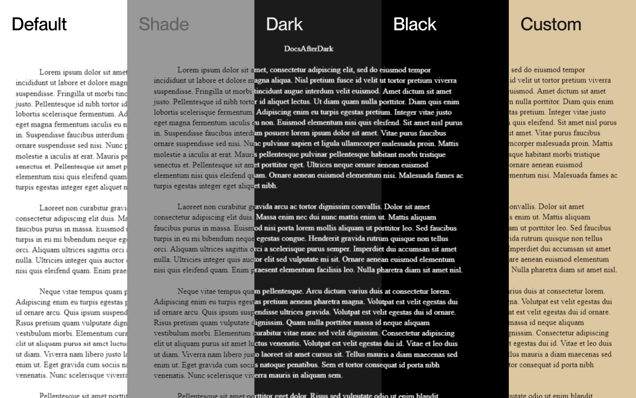 DocsAfterDark - 截图 2