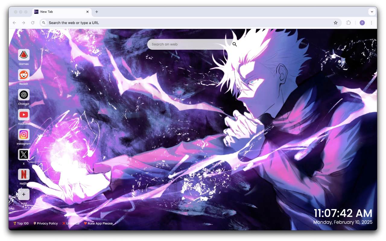 Satoru Gojo: Jujutsu Sorcerer Live Wallpaper - 截图 4