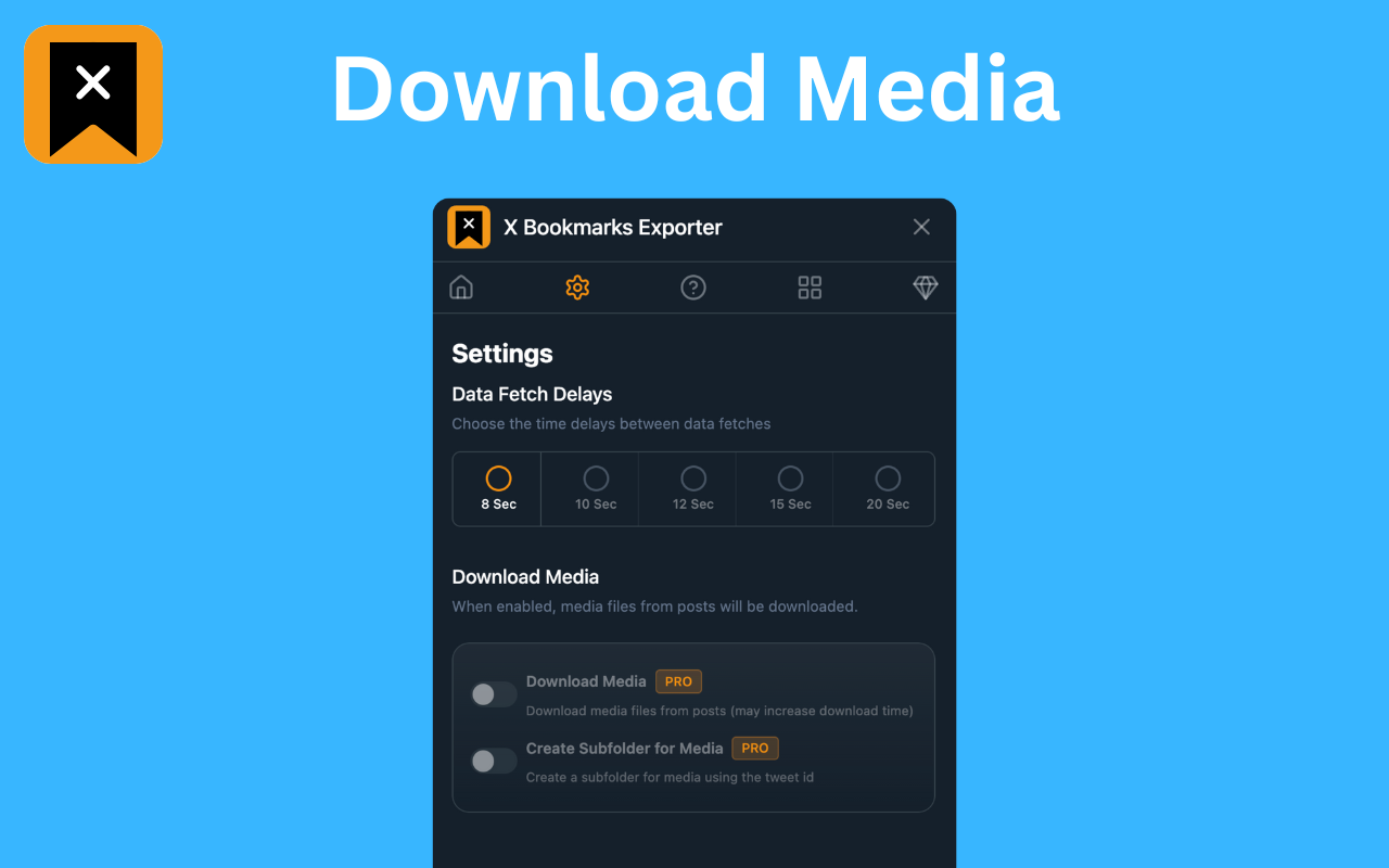 X Bookmarks Exporter - Export Twitter Bookmarks - 截图 4