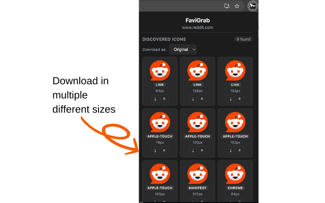 FaviGrab: Favicon Grabber - 截图 3