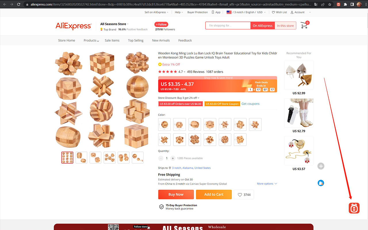Buttonify-DropShipping Product Importer - 截图 3
