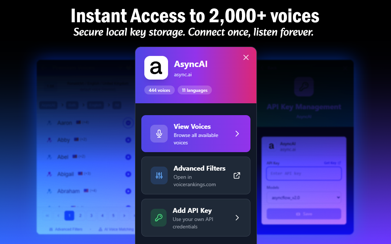 Voice Rankings: Text to Speech Reader (BYOK) - 截图 2