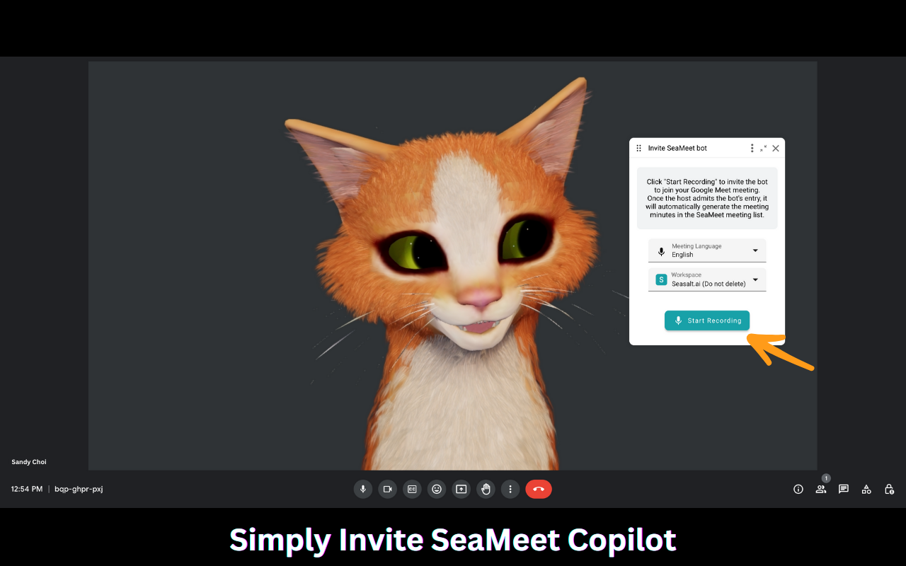 SeaMeet: Take ChatGPT Meeting Note Real-Time - 截图 3