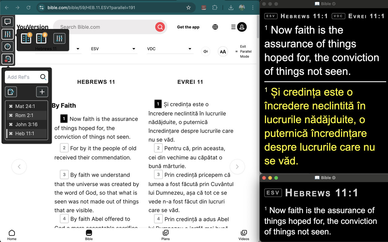 Project verses from bible.com - 截图 2