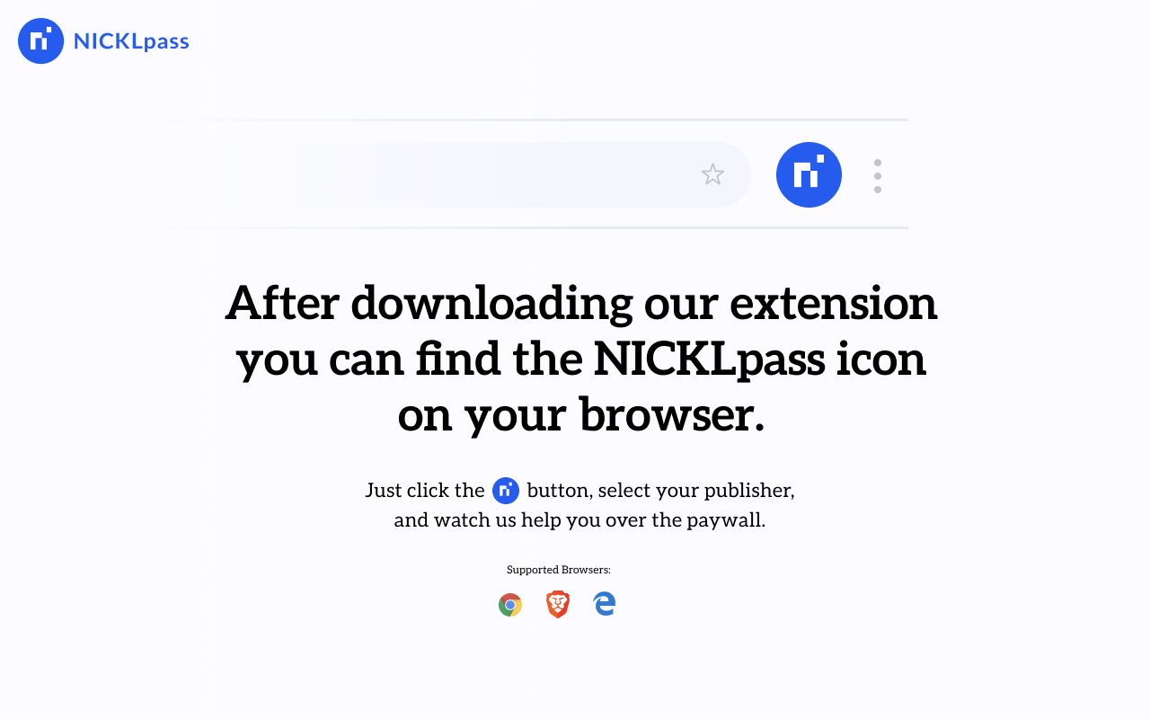 NICKLpass - No news paywalls, Save money - 截图 1