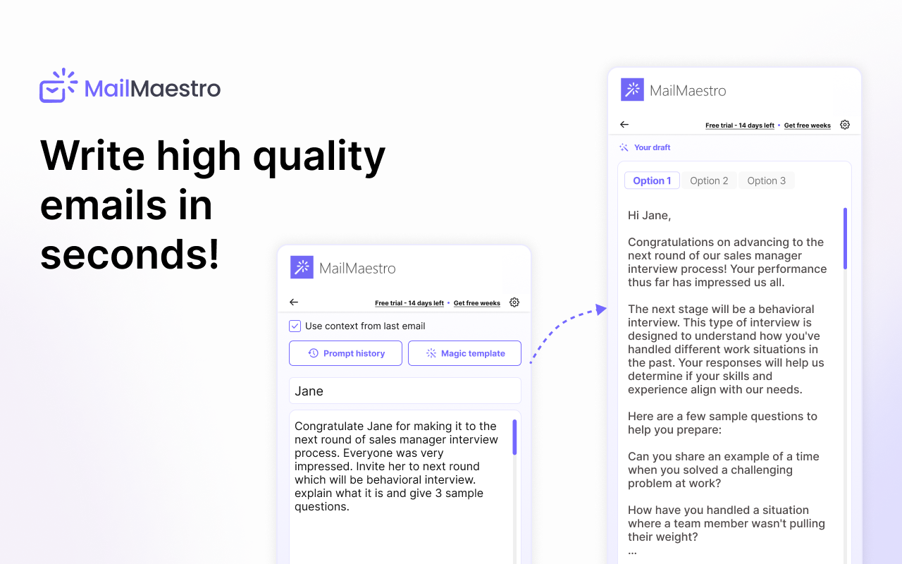 MailMaestro - Gmail AI assistant - 截图 4