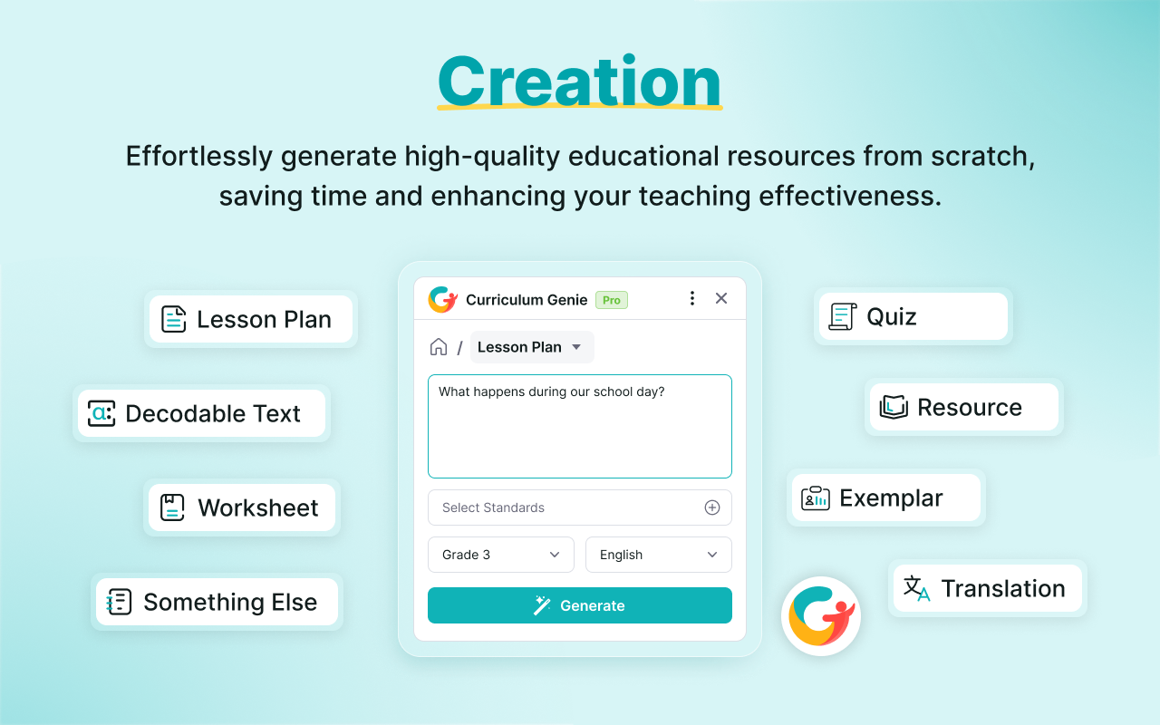 Curriculum Genie - 截图 3