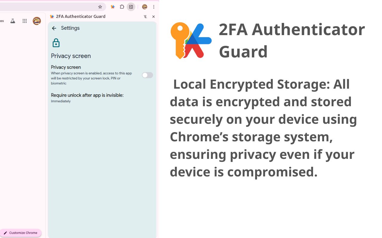 2FA 验证器守卫 - 截图 1