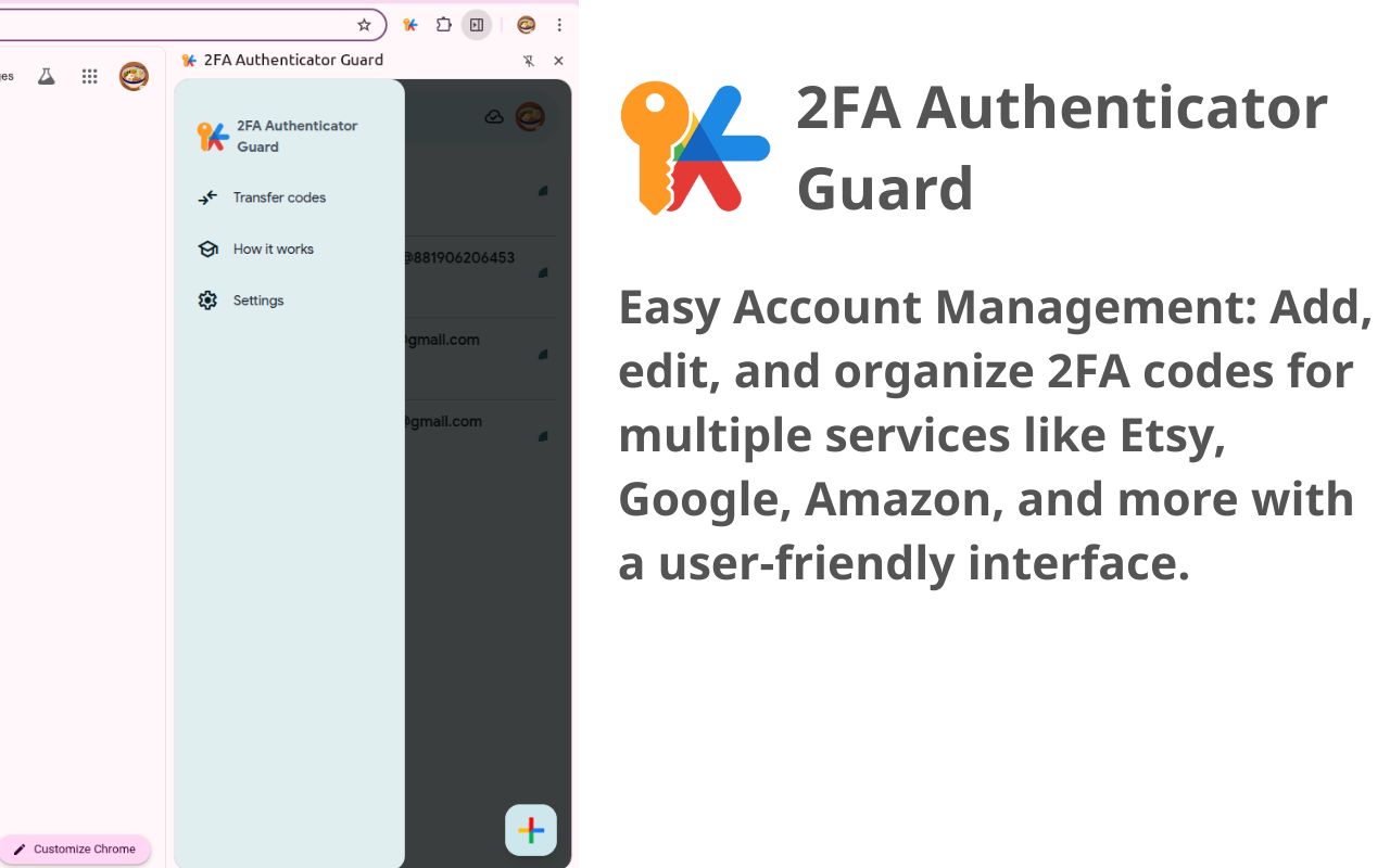 2FA 验证器守卫 - 截图 3