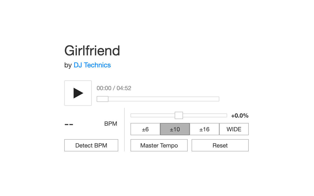 Bandcamp Tempo Adjust - 截图 2
