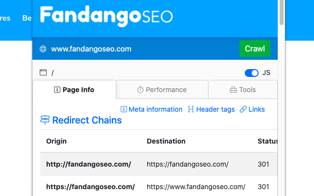 FandangoSEO Extension - 截图 4