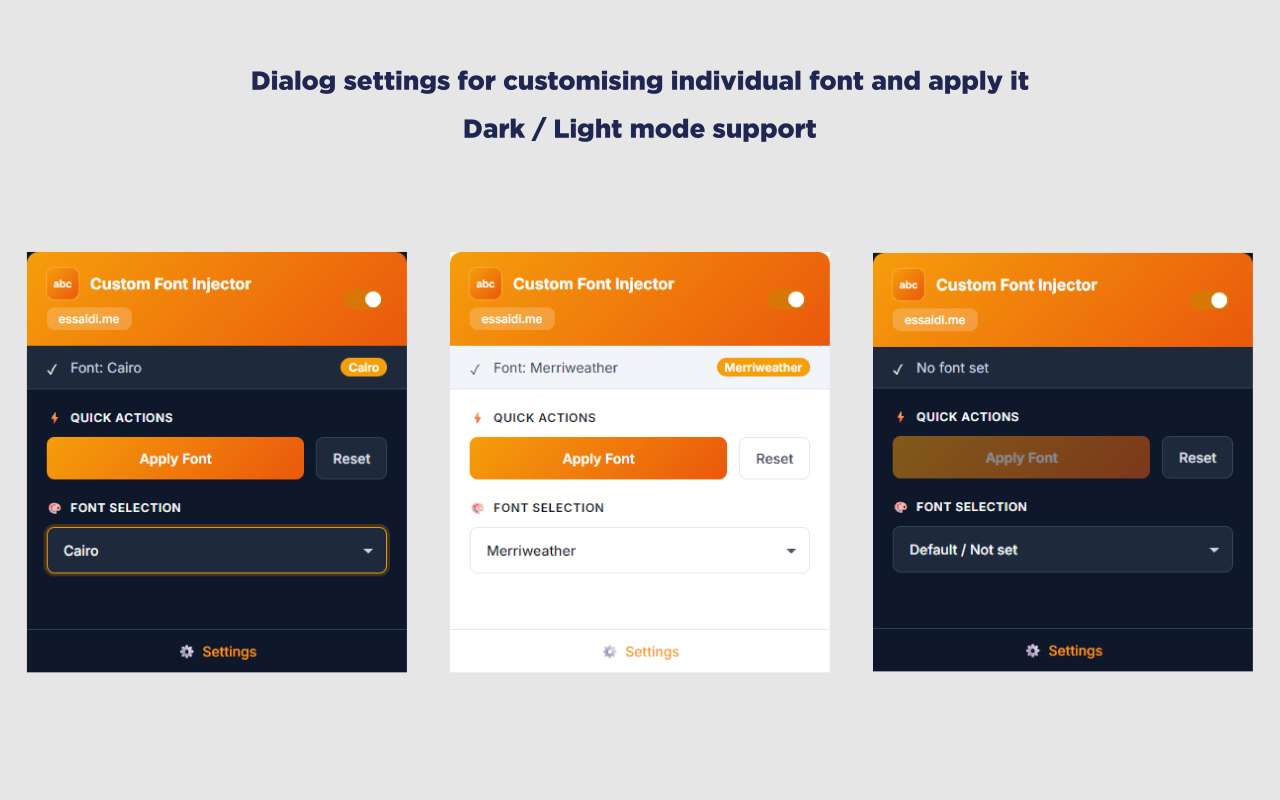 Custom Font Injector - 截图 2