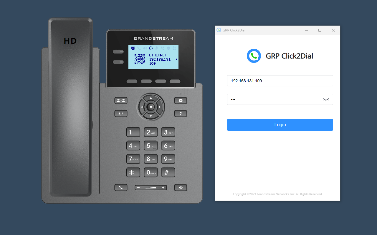 Grandstream GRP Click2Dial - 截图 3