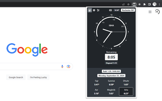 Prayer Times - 截图 1