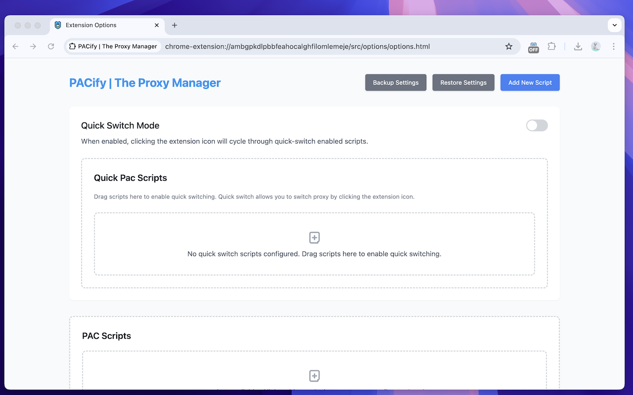 PACify | The Proxy Manager - 截图 1