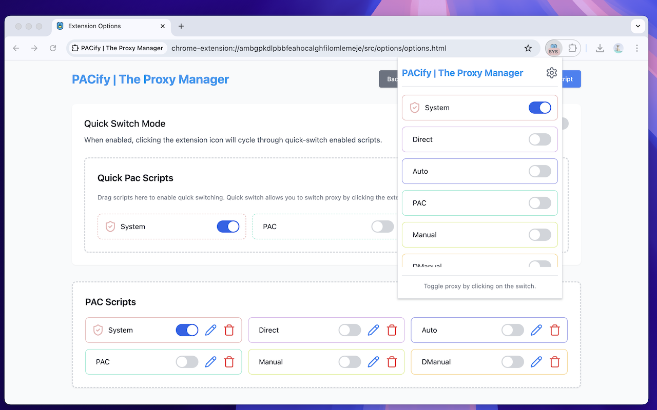PACify | The Proxy Manager - 截图 6