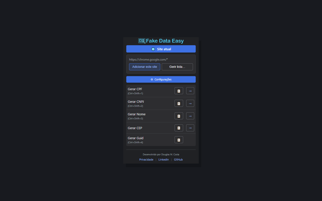 Fake Data Easy - 截图 1