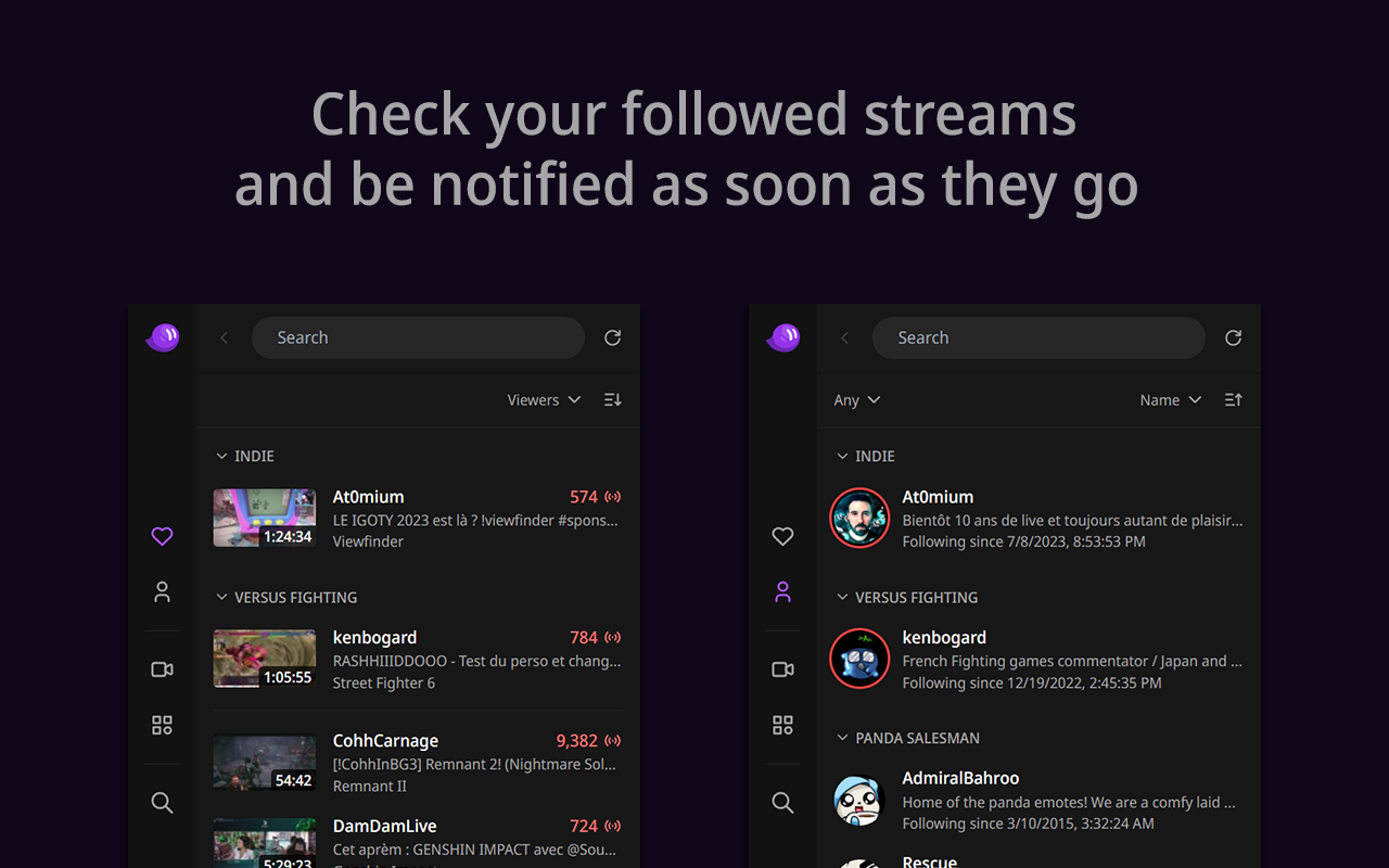 Gumbo: Twitch Companion - 截图 2