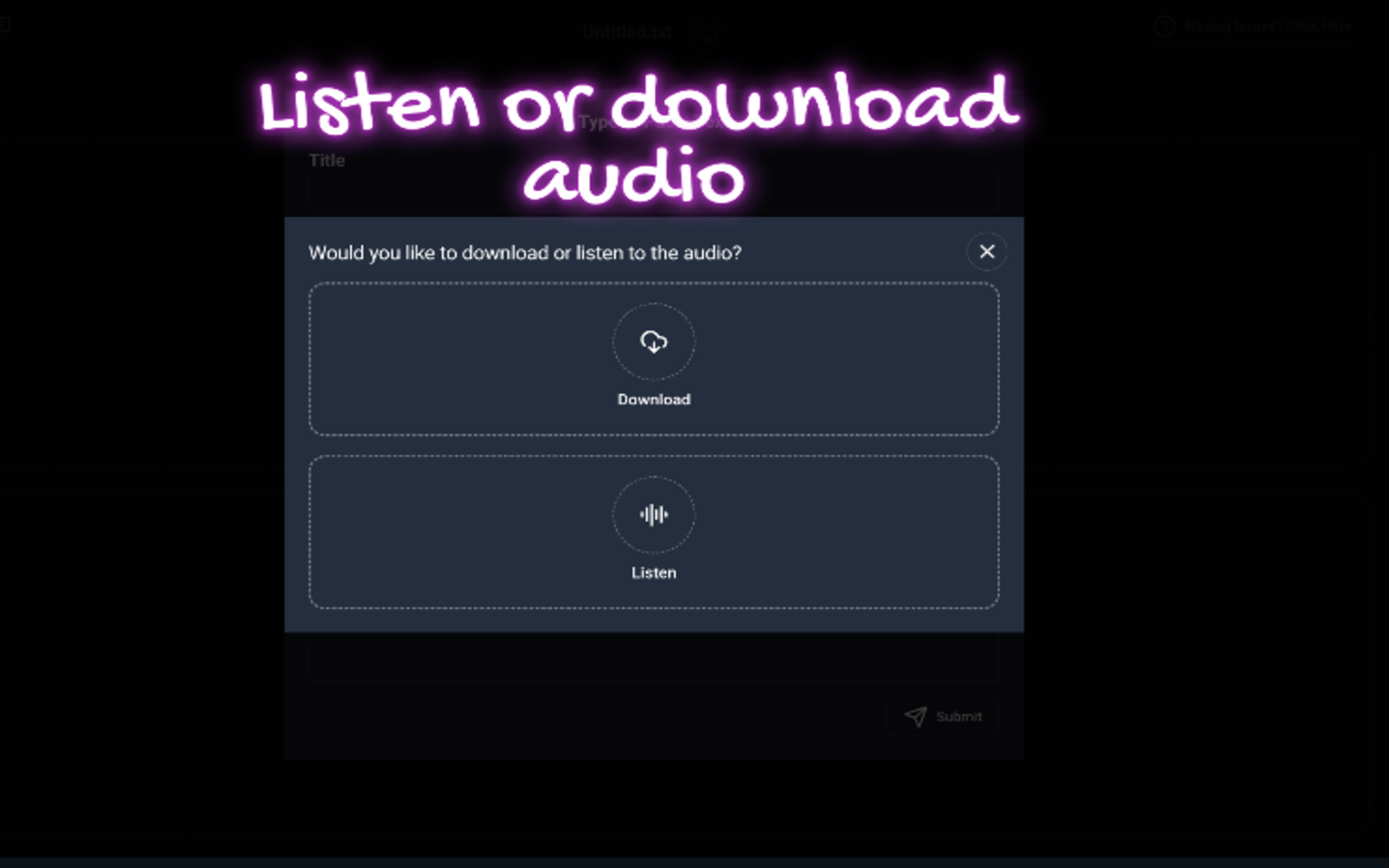 Google Reader: Free AI Text to Speech with Natural Voices, TTS - 截图 3