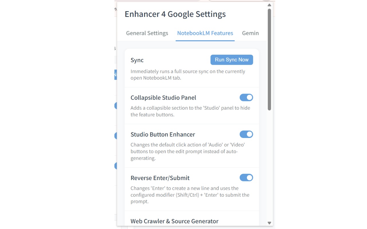 Enhancer 4 Google - 截图 3