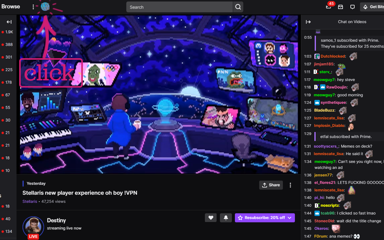 Twitch VOD Chat Search - 截图 1