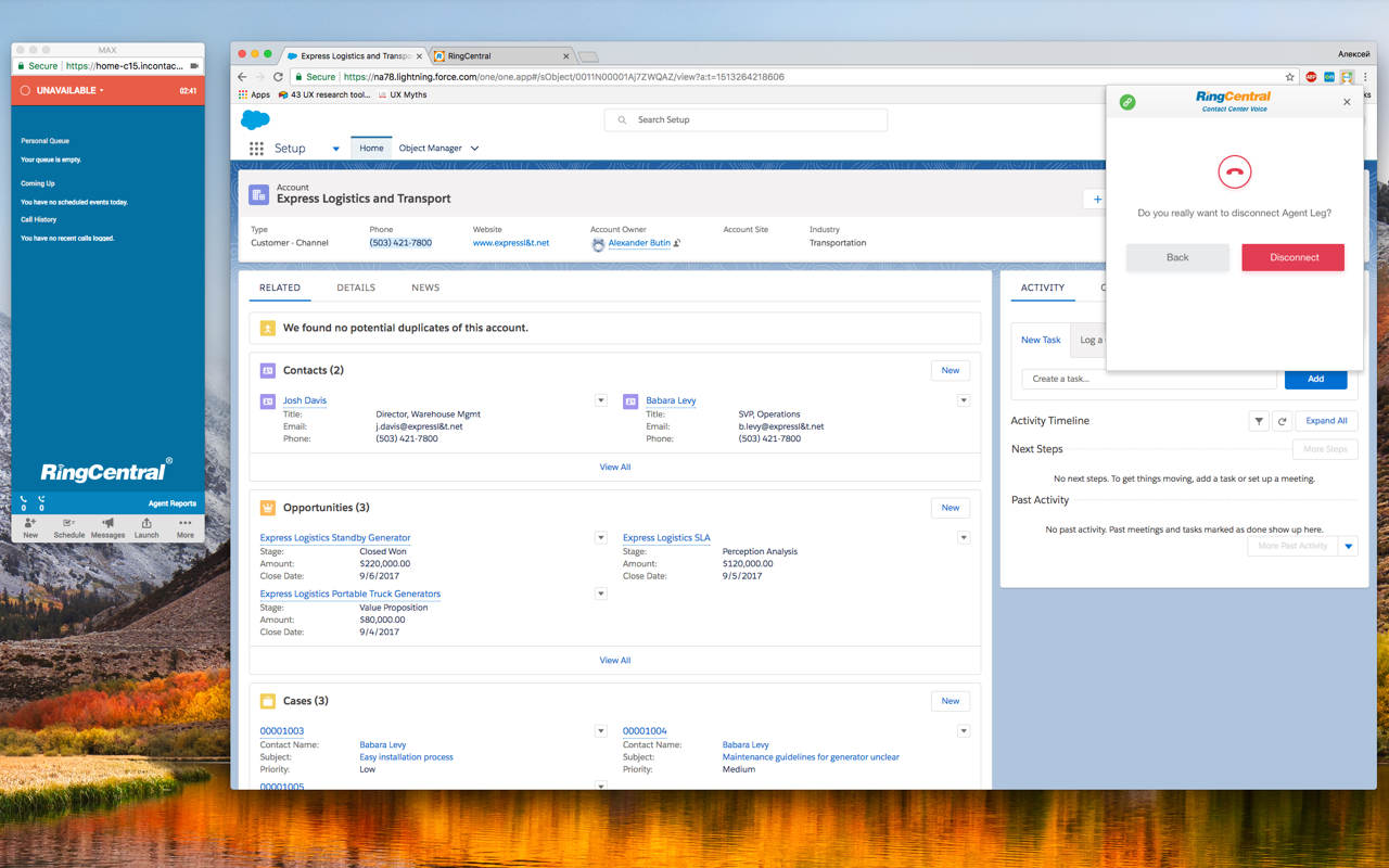 RingCentral Contact Center Voice - 截图 3