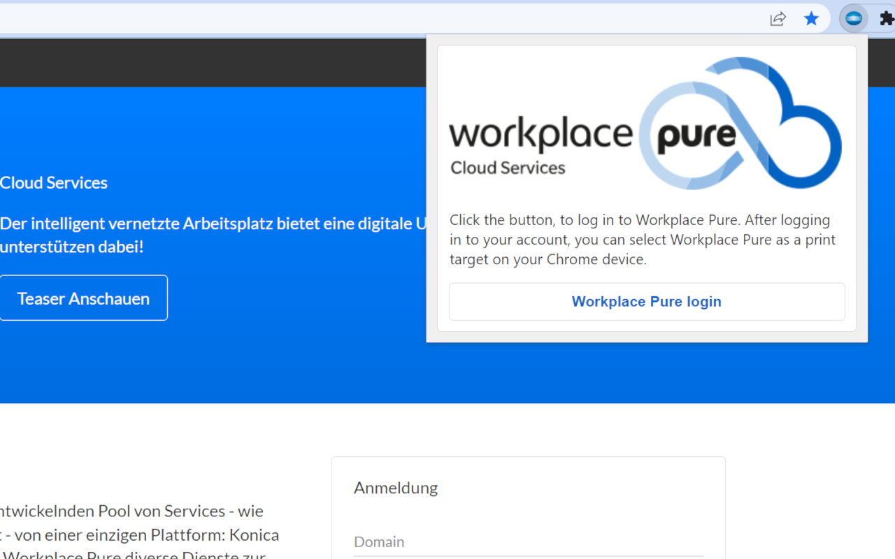 Workplace Pure Browser Extension - 截图 3