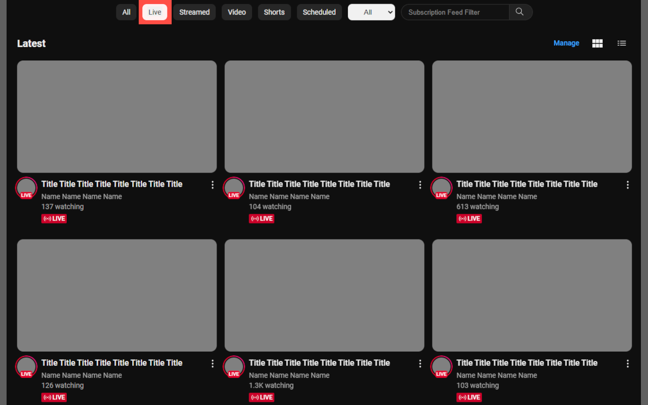 Subscription Feed Filter for YouTube - 截图 2