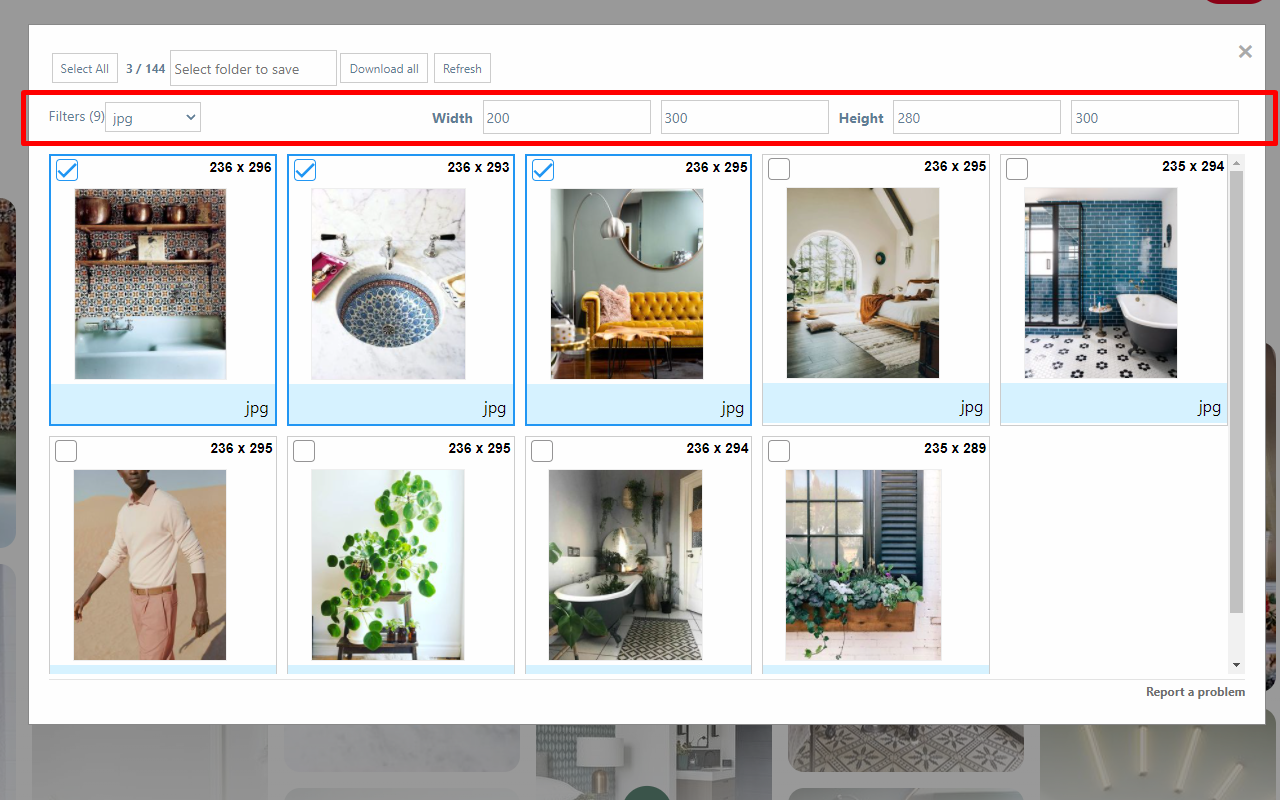 Image downloader Korag - 截图 2