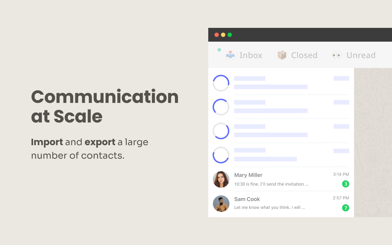 Cooby: Best WhatsApp Extension for Work - 截图 1