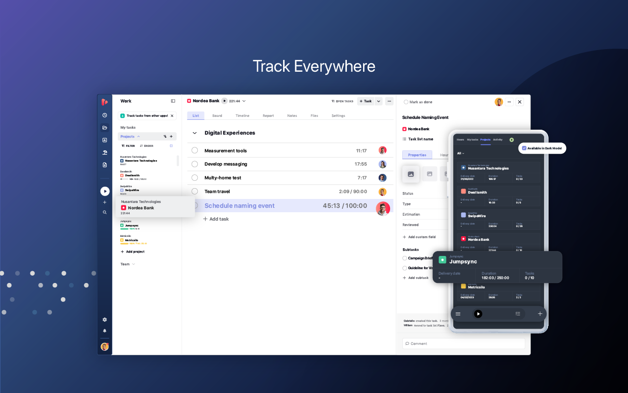 Tracking Time | Time Tracker Button - 截图 2
