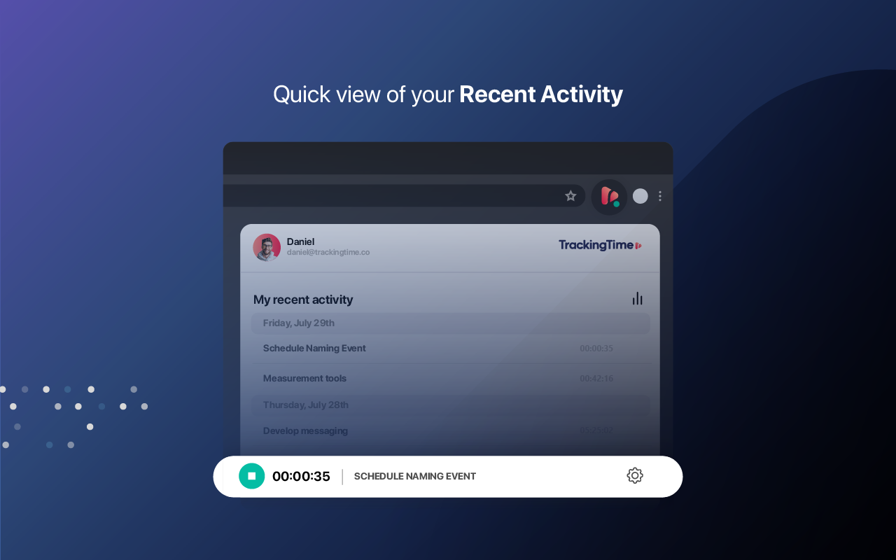 Tracking Time | Time Tracker Button - 截图 4