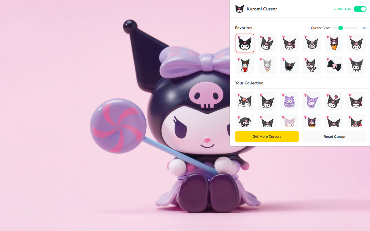 Kuromi Cursor ★ Custom Cursor for Chrome™ - 截图 3